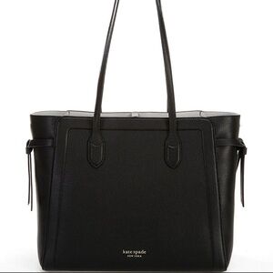kate spade Black Pebbled Leather Tote